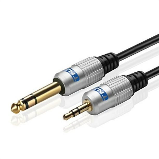 Home Theater Amplifiers Laptop - Male to Male TRS Stereo Audio Jack Plug Wire Cord Bi-Directional Connector for iPod 6FT TNP 6.35mm 1//4 to 3.5mm 1//8 Cable Adapter